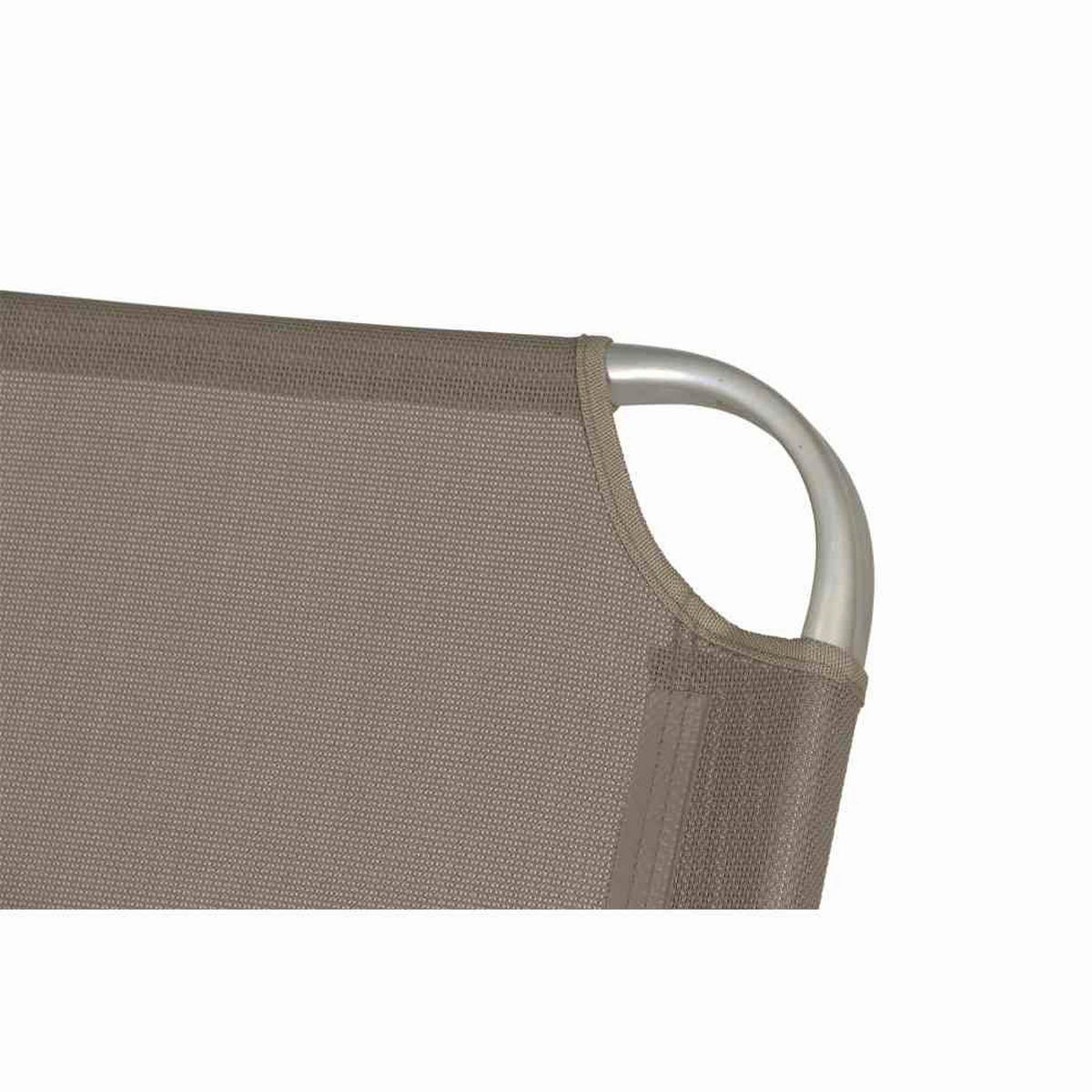 Gardamo Gartenliege ALU-XXL taupe Aluminium ALU-XXL - taupe - Gardamo