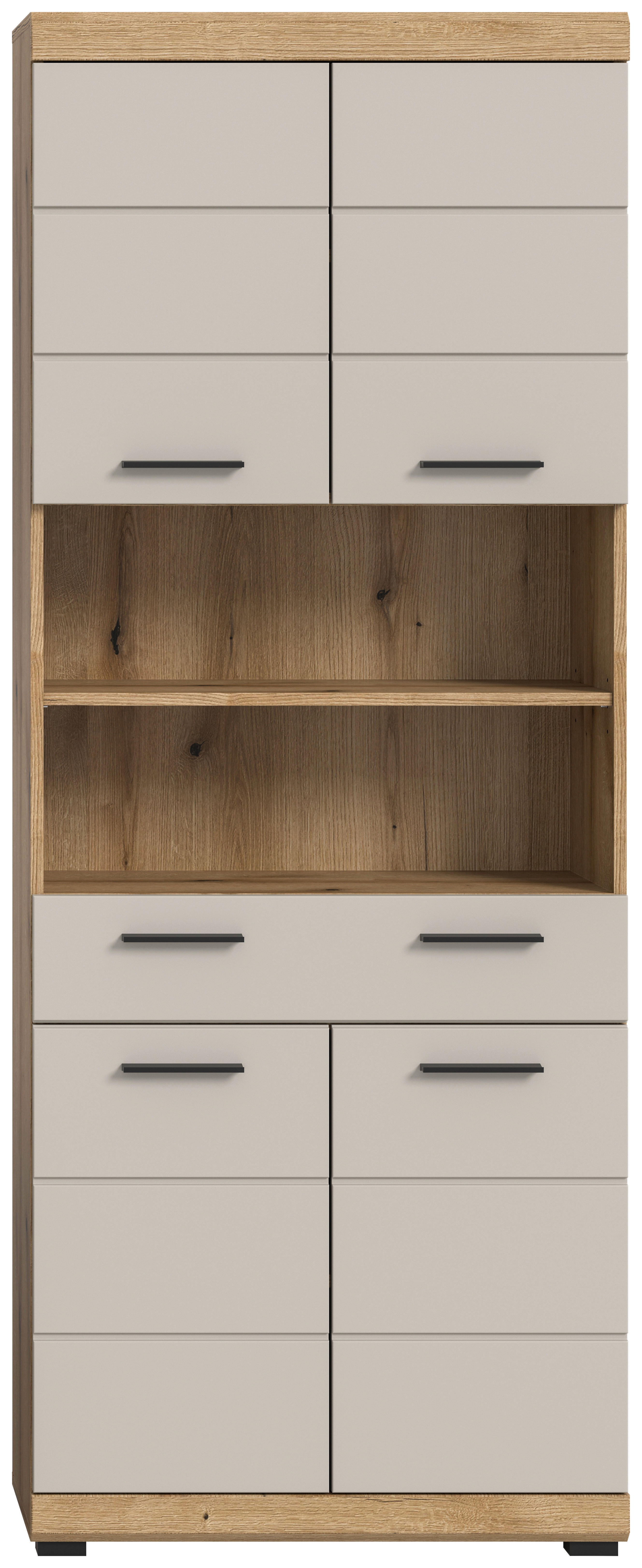 Badhochschrank Scout Evoke Oak Nachbildung Kaschmirgrau Nachbildung B/H/T: ca. 74x191x31 cm Scout - Kaschmirgrau (74,00/191,00/31,00cm) - xonox.home