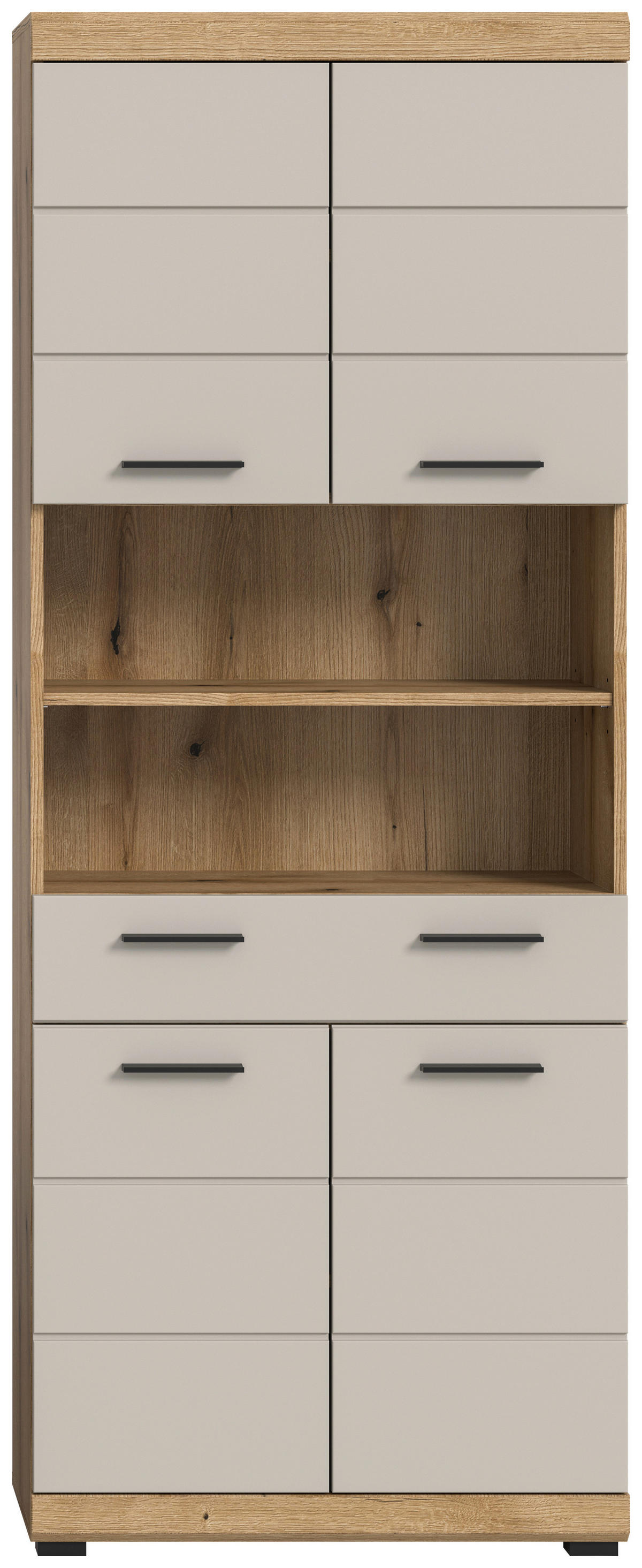 Badhochschrank Scout Evoke Oak Nachbildung Kaschmirgrau Nachbildung B/H/T: ca. 74x191x31 cm Scout - Kaschmirgrau (74,00/191,00/31,00cm) - xonox.home