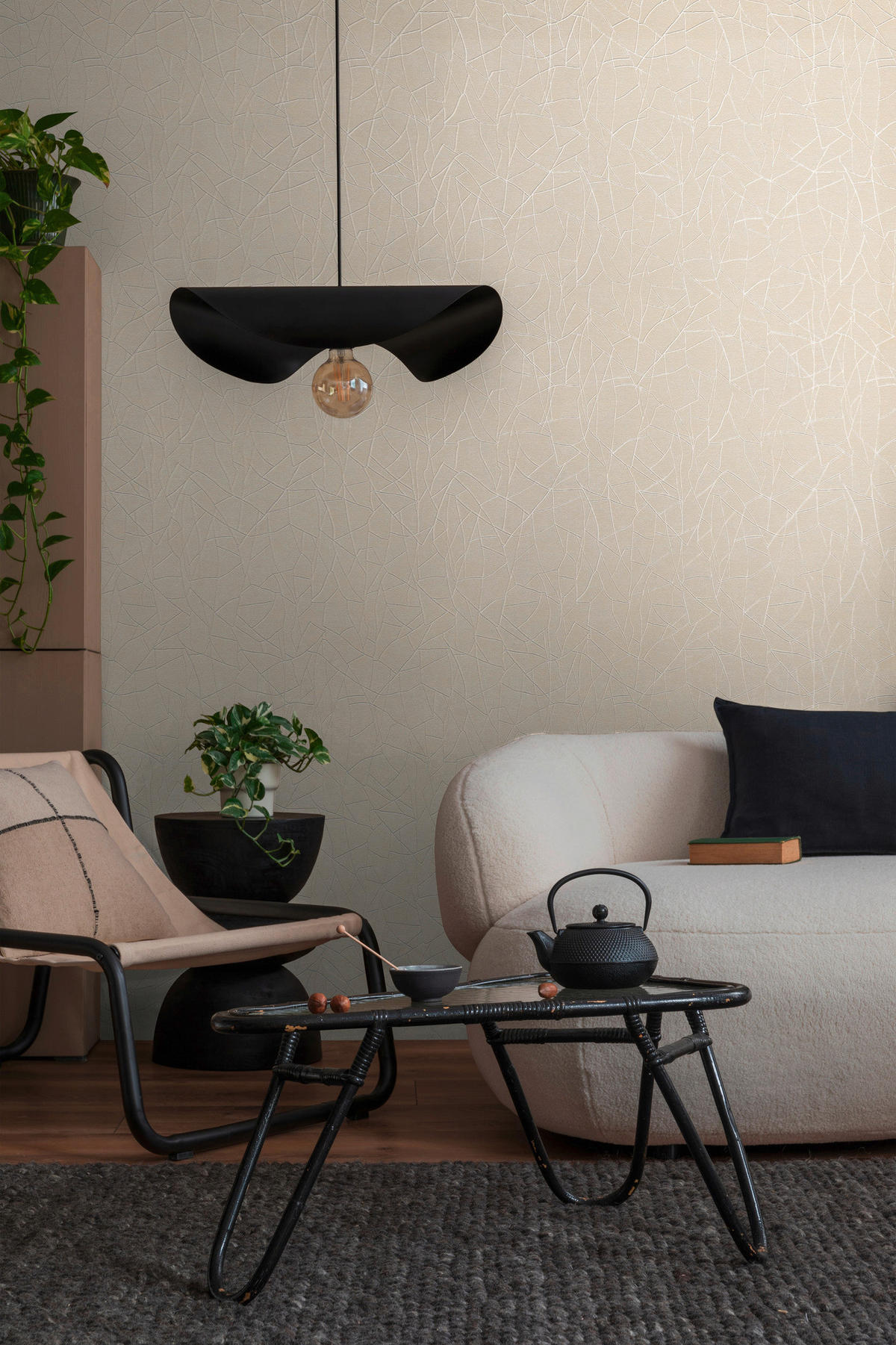 A.S.Création Vliestapete weiß creme beige B/H/D: ca. 53x1005x9,7 cm Vliestapete - beige/weiß (9,70/1005,00cm) - A.S.Creation