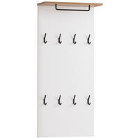 Wandpaneel Jelda weiß matt Eiche Landhaus Nachbildung B/H/T: ca. 50x110,6x19,9 cm Jelda - Eiche/weiß (50,00/110,60/19,90cm) - Möbelpartner