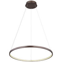 GLOBO LED-Pendelleuchte 67192-29BR kaffee Metall Kunststoff H/D: ca. 120x60,5 cm RALPH - kaffee (60,50/120,00cm) - GLOBO