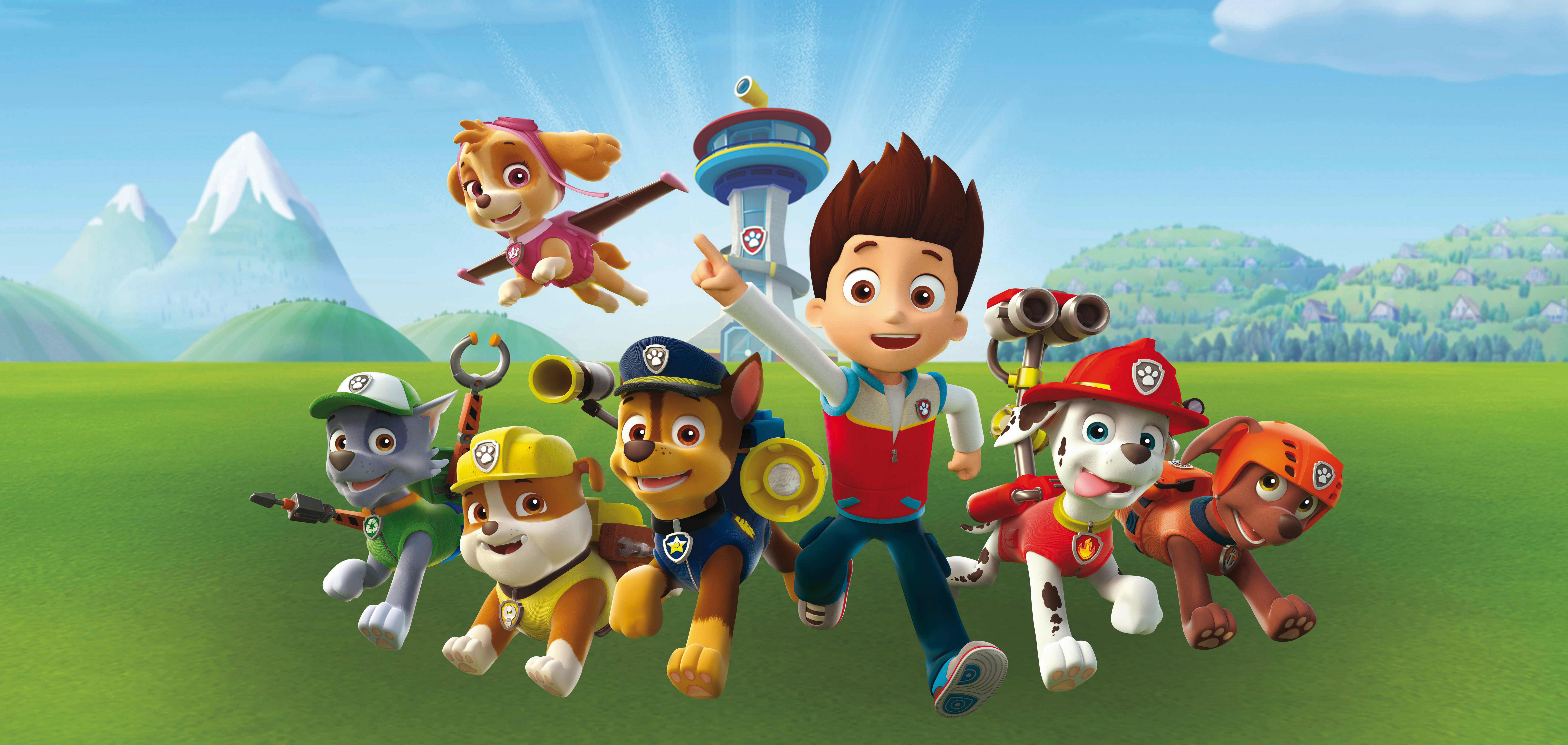 Keilrahmenbild Paw Patrol B/L: ca. 70x33 cm Keilrahmenbild 33x70cm - (70,00/33,00cm)