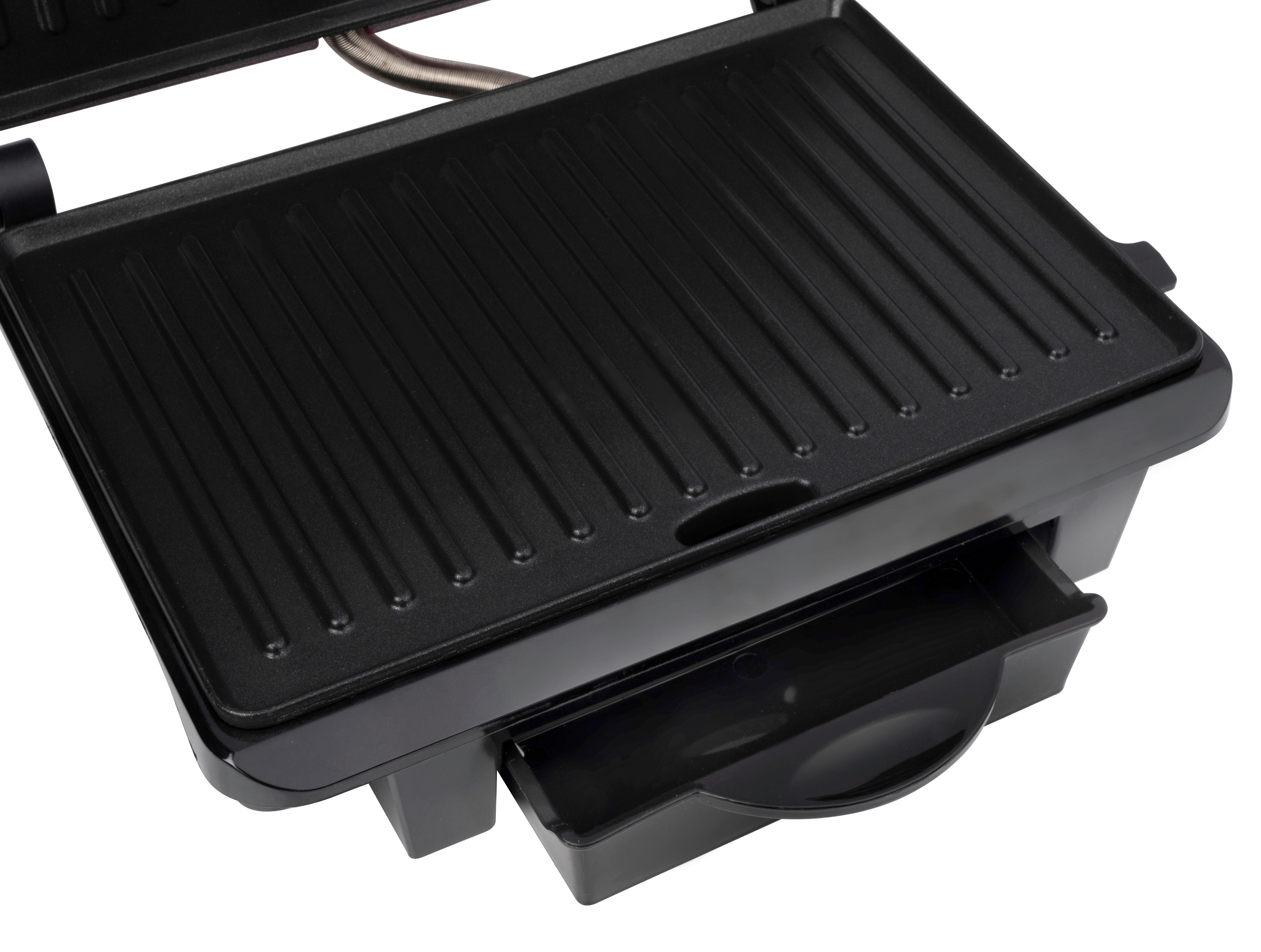 Kontaktgrill rot B/H/L: ca. 11,5x29,5x32,5 cm Kontaktgrill - rot/schwarz (32,50/11,50/29,50cm)
