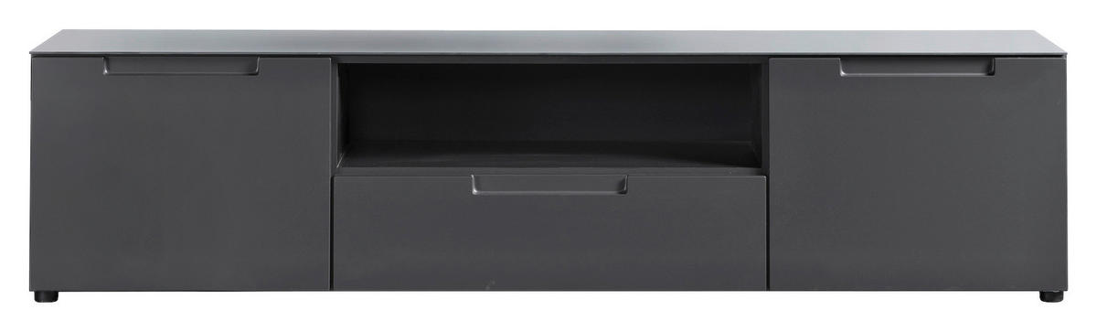 TV-Lowboard Mailand anthrazit B/H/T: ca. 168x41x40 cm Mailand - anthrazit (168,00/41,00/40,00cm)
