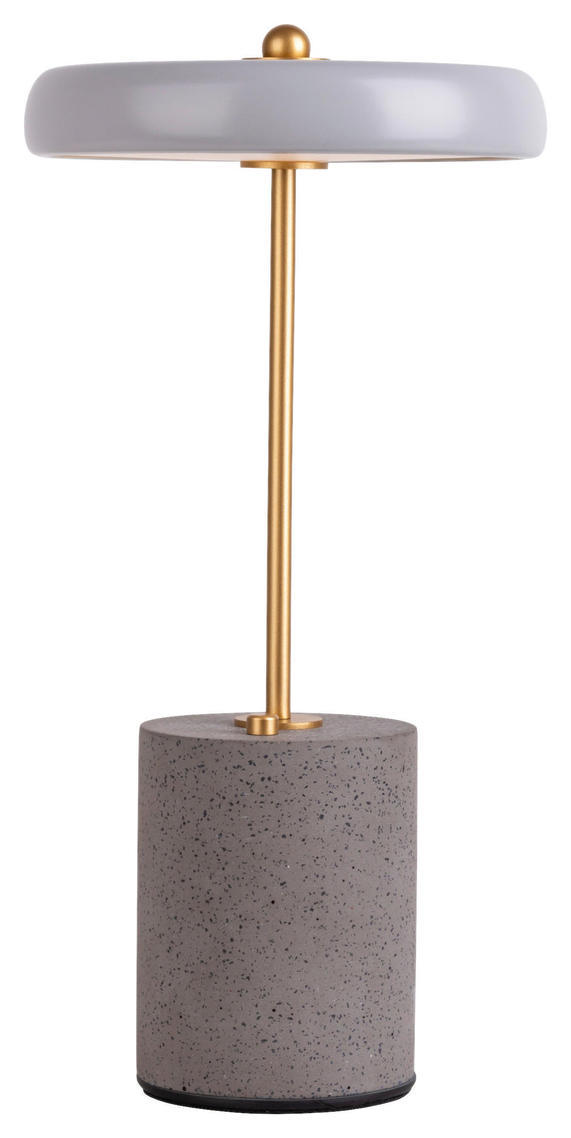 Näve Leuchten Tischleuchte 5306416 grau Kunststoff Metall Zement B/H/T: ca. 15x30x15 cm null 1 Brennstellen Seta - grau (15,00/30,00/15,00cm) - Näve Leuchten