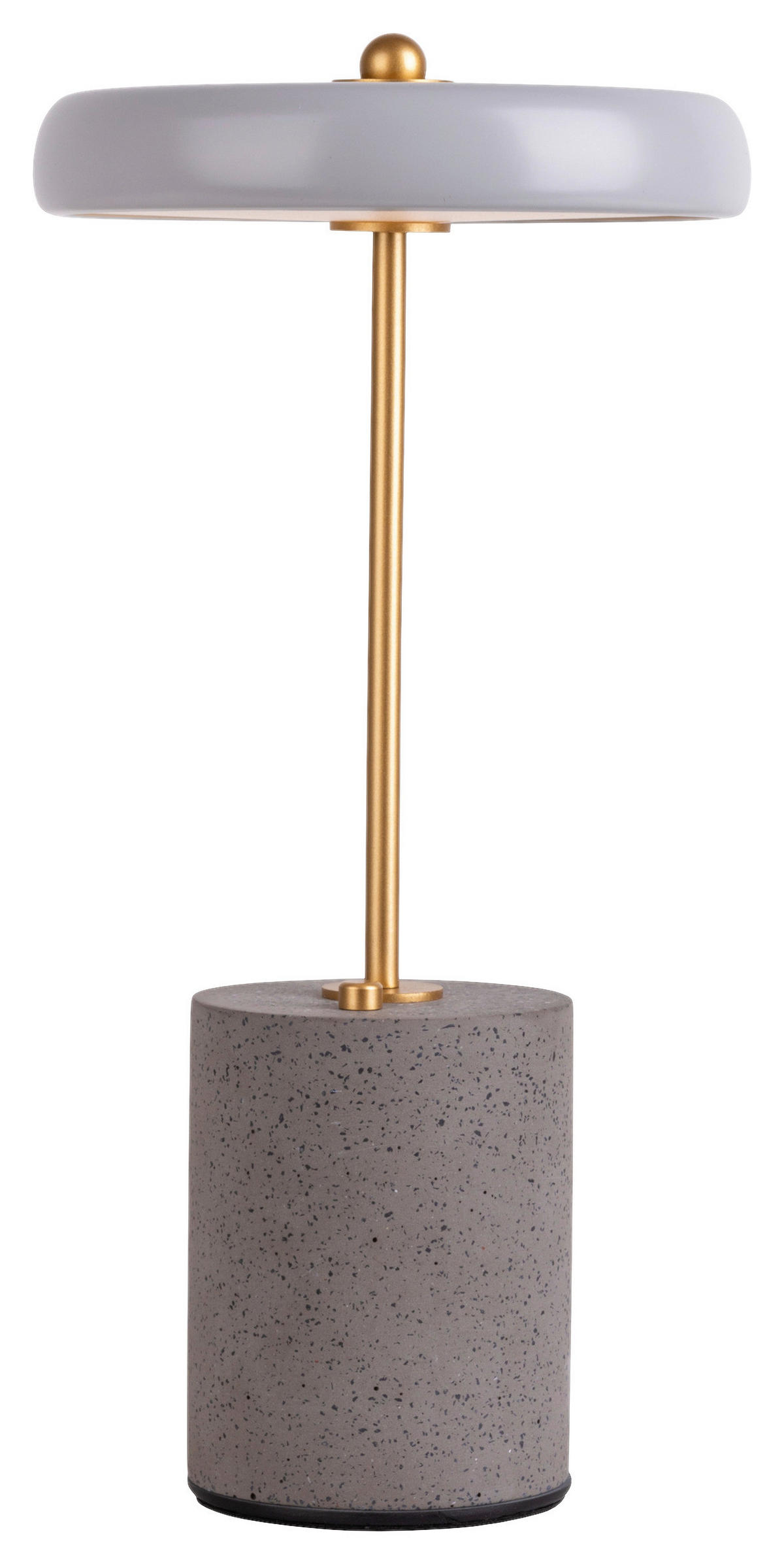Näve Leuchten Tischleuchte 5306416 grau Kunststoff Metall Zement B/H/T: ca. 15x30x15 cm null 1 Brennstellen Seta - grau (15,00/30,00/15,00cm) - Näve Leuchten