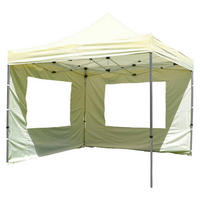 VCM Faltpavillon PROFI champagner Polyester-Mischgewebe B/H/L: ca. 300x220x300 cm PROFI - champagner (300,00/300,00/220,00cm) - VCM