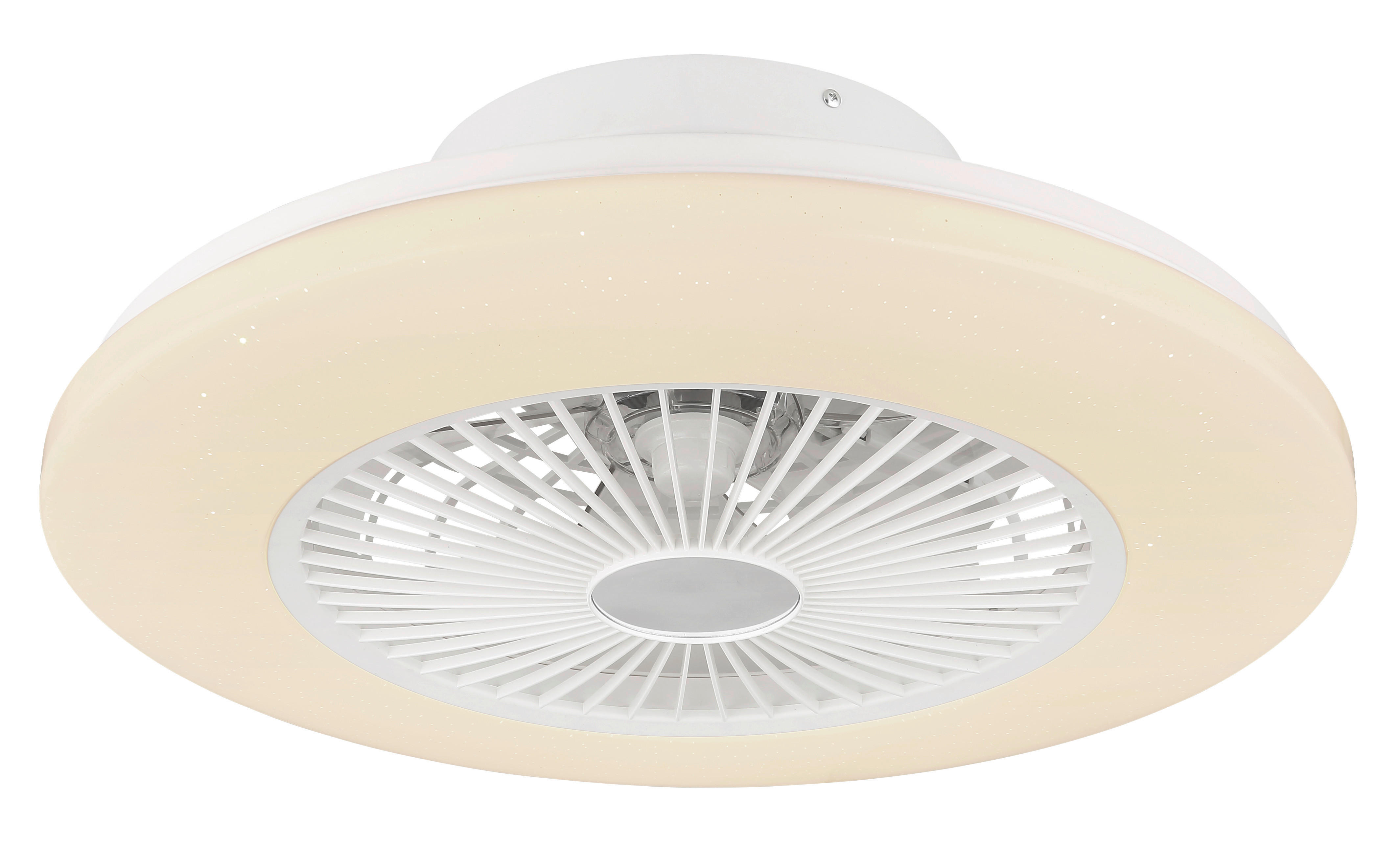 GLOBO LED-Deckenventilator weiß Opal H/D: ca. 16x52,5 cm max. 30 W günstig online kaufen