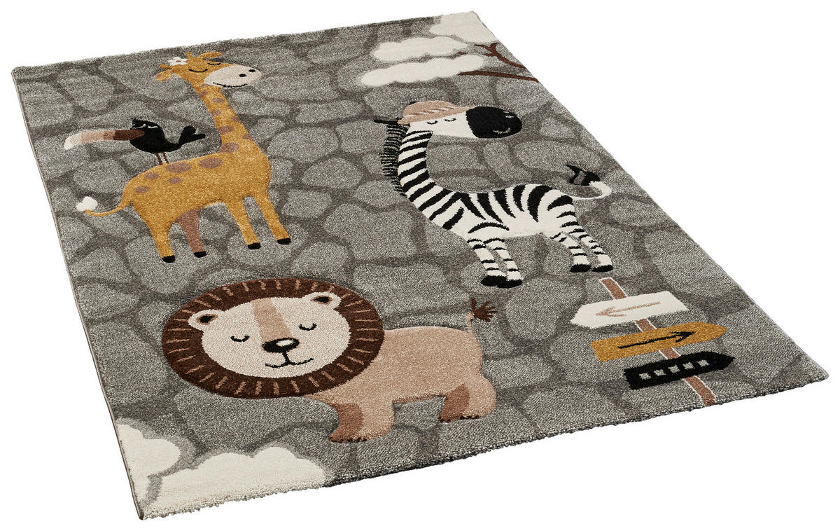Kinderteppich Casino Kids grau B/L: ca. 160x230 cm Casino Kids - grau (160,00/230,00cm)