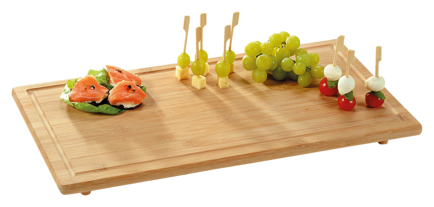 Kesper Abdeckplatte natur Bambus B/H/L: ca. 28x4x50 cm Abdeckplatte - natur (50,00/28,00/4,00cm) - Kesper