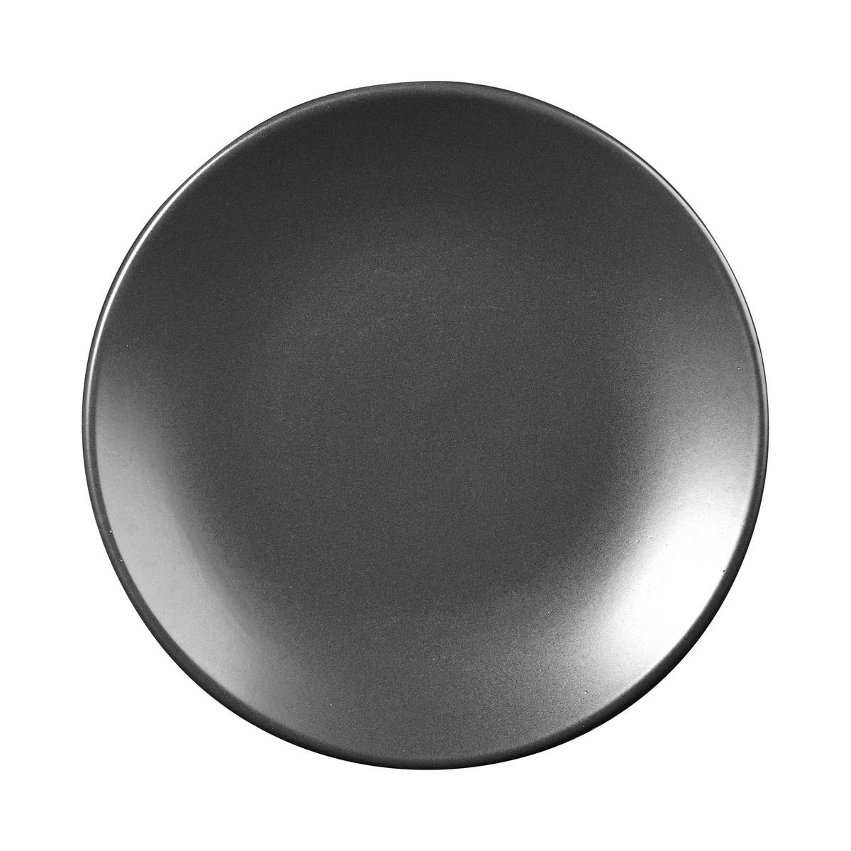 BERGNER Geschirrset CHARCOAL schwarz Steingut 12 tlg. CHARCOAL - schwarz (28,00/20,20/28,60cm) - BERGNER