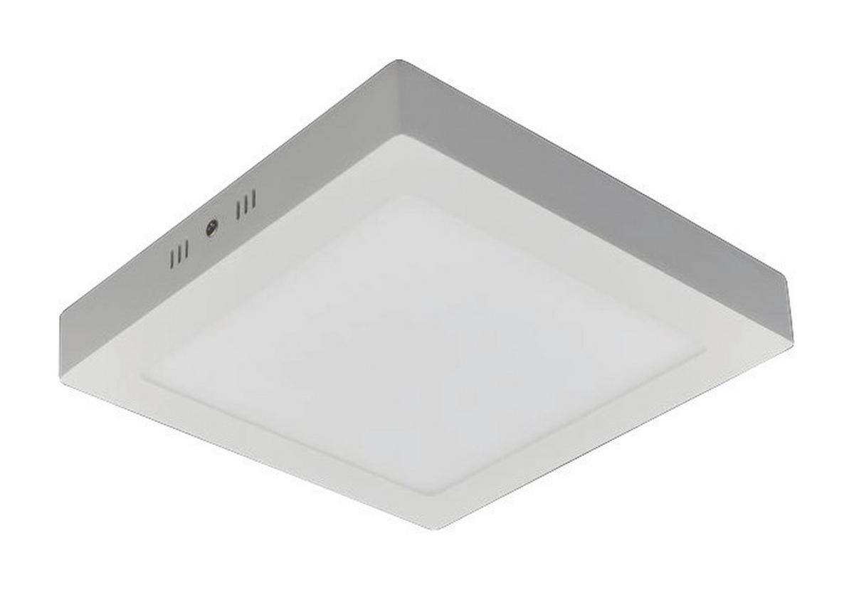 Näve Leuchten LED Deckenleuchte NV1102003 weiß Aluminium Kunststoff B/H/L: ca. 21x4x22 cm null 90 Brennstellen Simplex - weiß (22,00/21,00/4,00cm) - Näve Leuchten