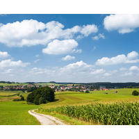 Komar Fototapete Bayrische Idylle B/L: ca. 350x280 cm Bayrische Idylle - (350,00/280,00cm) - Komar