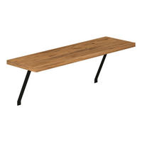 Regalhalter Adin braun Spanplatte B/H/T: ca. 60x21,5x18 cm Adin - braun (60,00/21,50/18,00cm) - moebel17