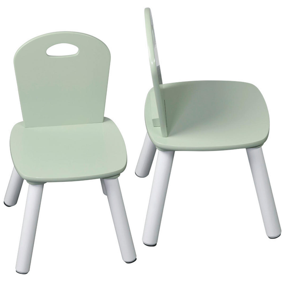 Kesper Kindertisch mit 2 Stühlen mint Spanplatte B/H/L: ca. 55x45x55 cm Kindertisch_mit_2_Stühlen - mint (55,00/55,00/45,00cm) - Kesper