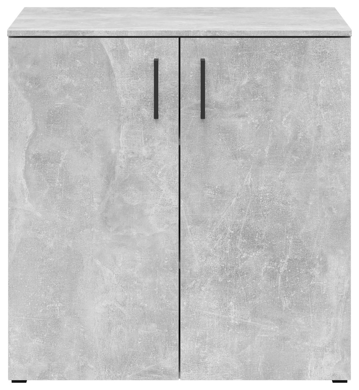 Kommode Multi-Stauraum Typ 25 Beton Optik B/H/T: ca. 80x83x52 cm Multi-Stauraum Typ 25 - Beton (80,00/83,00/52,00cm)
