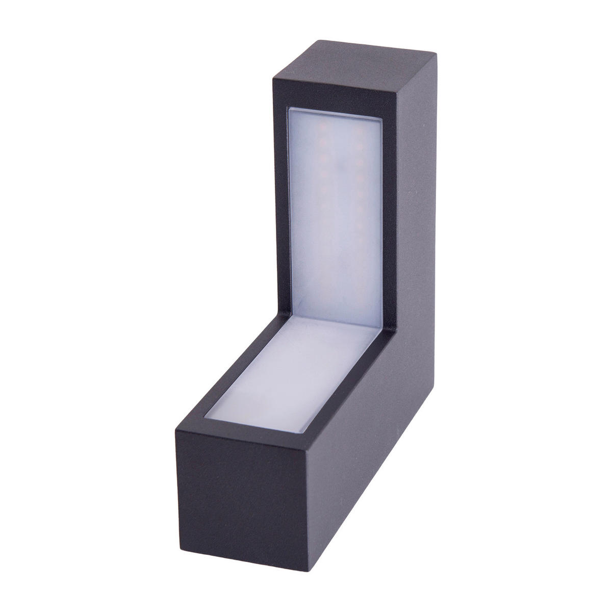 LED-Außen Wandleuchten 1163197 anthrazit B/H/L: ca. 5x15x15 cm LED Außen Wandleuchten "Angus" - anthrazit (15,00/5,00/15,00cm) - Näve Leuchten