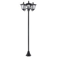 Solar Gartenleuchte 842-109 842-109 schwarz Edelstahl Kunststoff B/H/L: ca. 47x182,5x51,5 cm Solar Gartenleuchte 842-109 - schwarz (51,50/47,00/182,50cm) - Outsunny