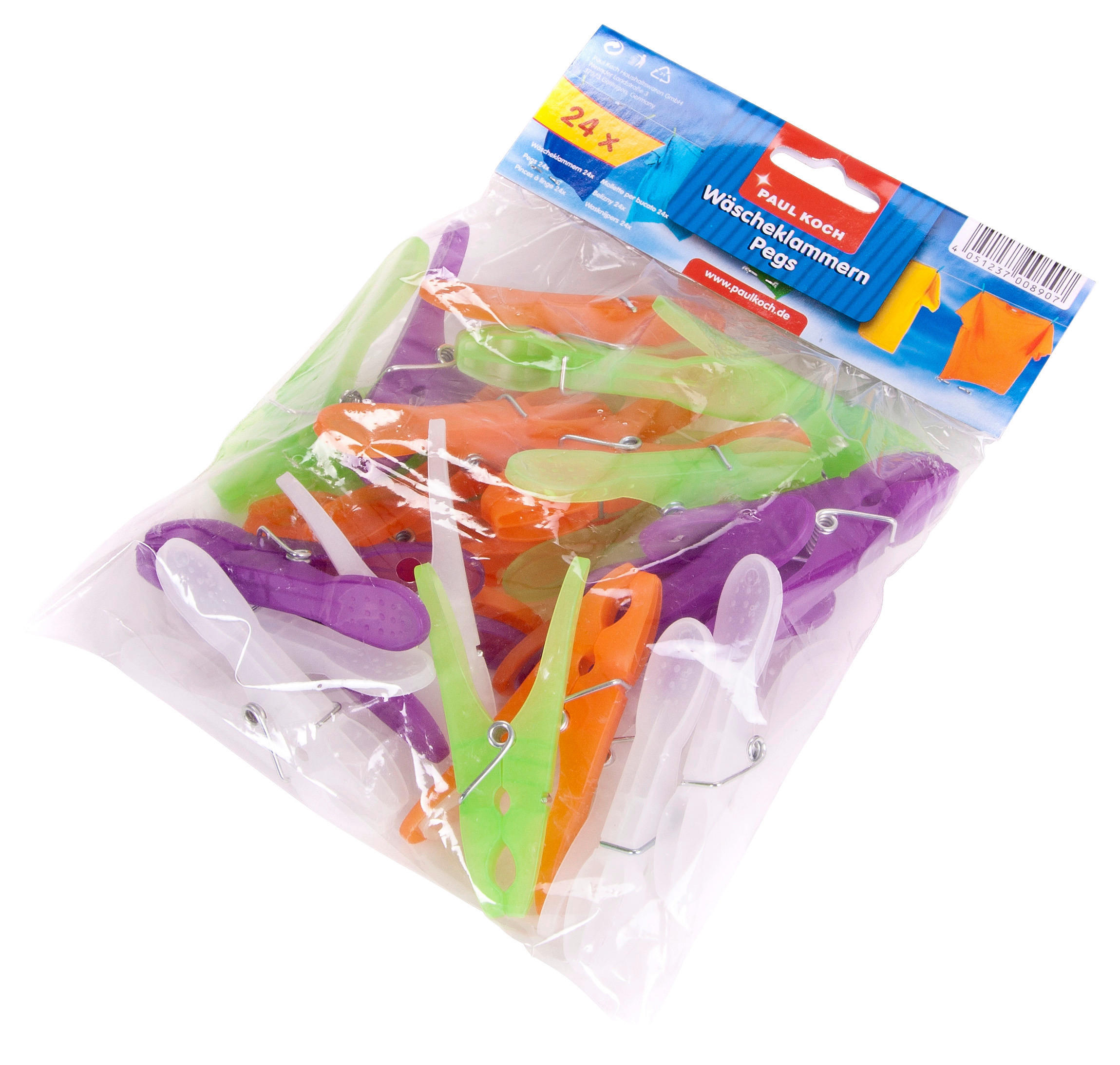 Wäscheklammern sortiert Wäscheklammer_24erPack_AcidColor - sortiert