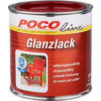 POCOline Acyl Buntlack bordeauxrot glänzend ca. 0,25 l Glanzlack_Acryl_2in1 250ml - bordeauxrot (8,00/8,00cm) - POCOline