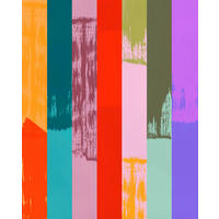 Komar Fototapete Fehlfarben B/L: ca. 200x250 cm Fehlfarben - (200,00/250,00cm) - Komar