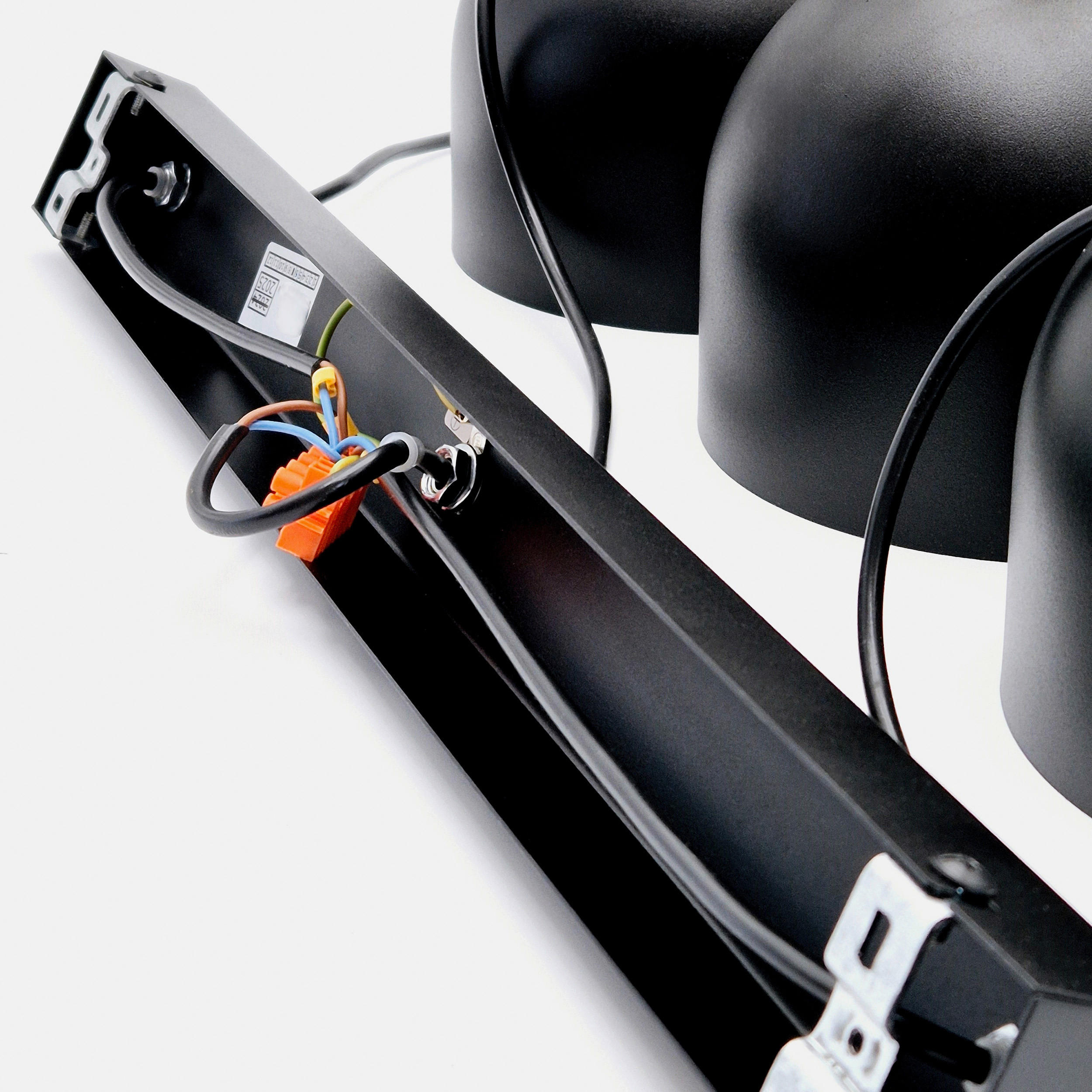 Thumbnail - Lamkur Hängeleuchte schwarz Eiche Stahl Holz B/H/L: ca. 15,5x85x59 cm E27 3 Brennstellen