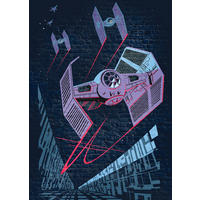 Komar Fototapete Star Wars Concrete TIE-Fighter B/H: ca. 200x280 cm Star Wars Concrete TIE-Fighter - (200,00/280,00cm) - Komar