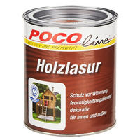 POCOline Acryl Holzlasur teak seidenglänzend ca. 0,75 l Holzlasur_Acryl 750ml - teak (750ml) - POCOline