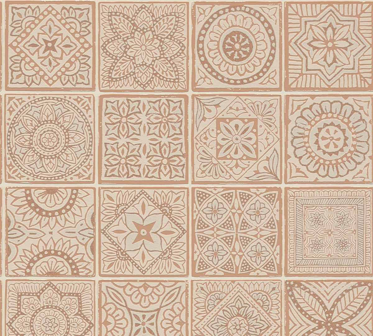 A.S.Creation Vliestapete Terra Fliesen rosa B/L: ca. 53x1005 cm Terra - rosa (53,00/1005,00cm) - A.S.Creation