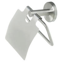 Toilettenpapierhalter Edelstahloptik Edelstahl B/H/L: ca. 14x7x18 cm Papierrollenhalter_Milano_m.Deckel - Edelstahloptik (18,00/14,00/7,00cm) - POCOline