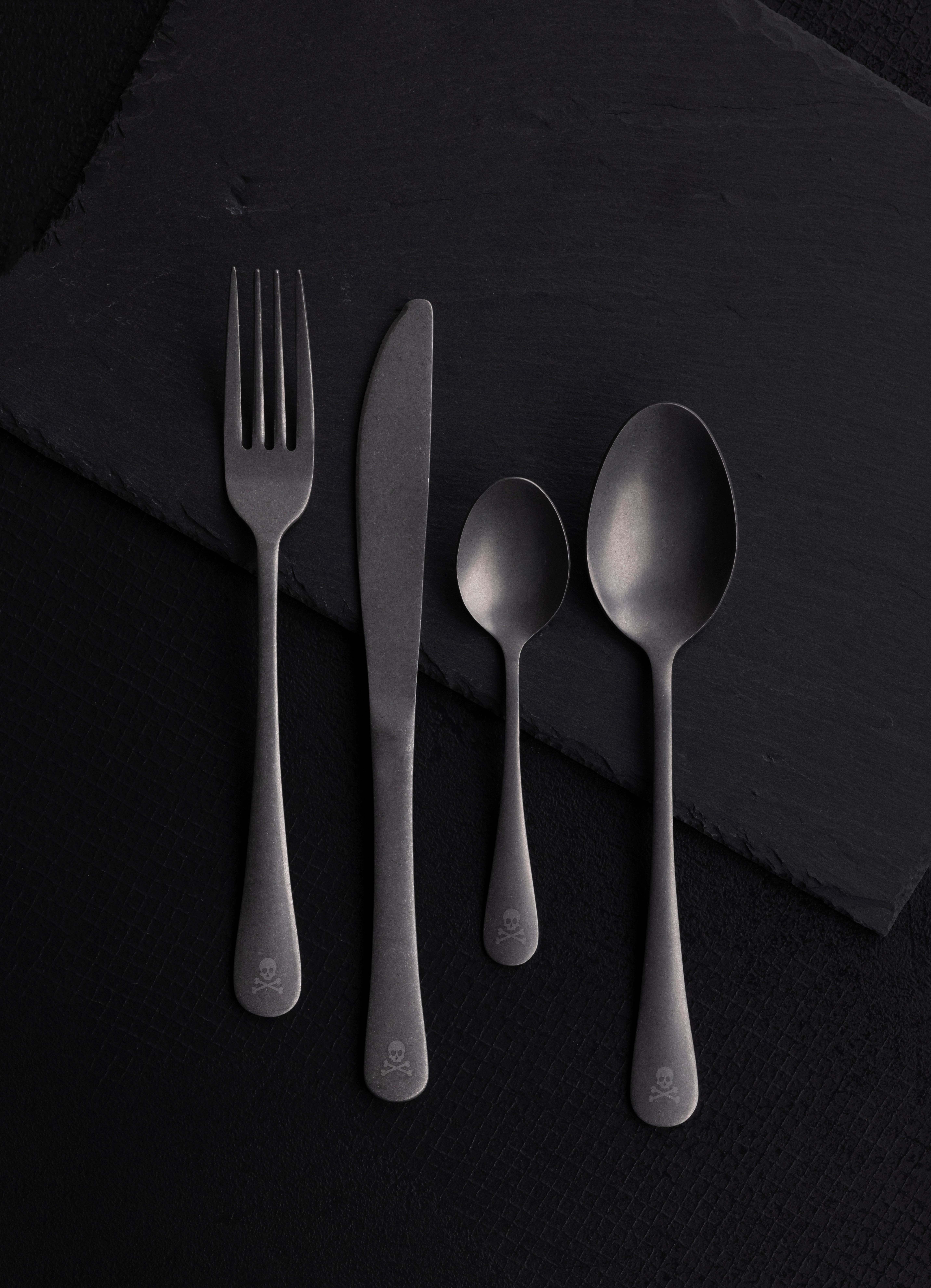 SCALPERS HOME Besteckset 365 silber Edelstahl 16 tlg. 365 - silber - SCALPERS HOME