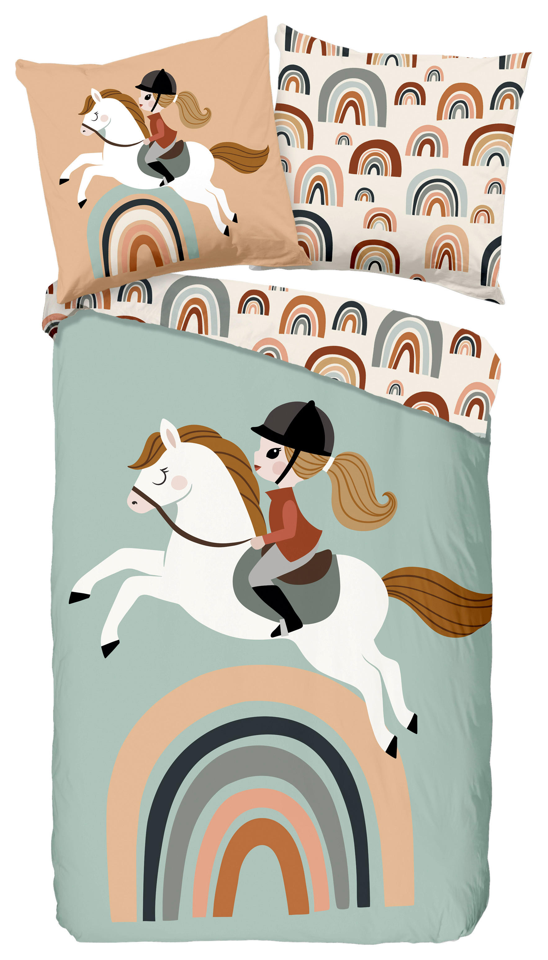 Bettwäsche Destin Multi Baumwolle B/L: ca. 135x200 cm Destin - Multi (135,00/200,00cm) - Good Morning