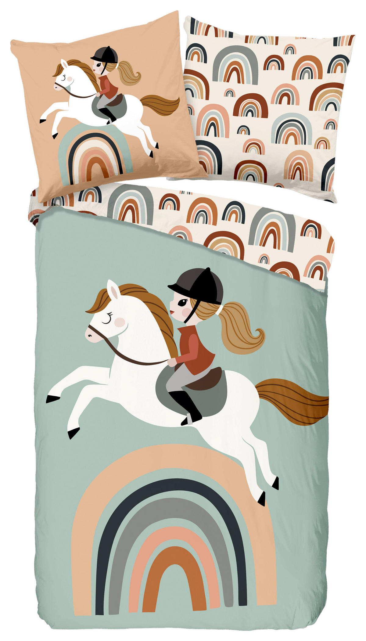 Bettwäsche Destin Multi Baumwolle B/L: ca. 135x200 cm Destin - Multi (135,00/200,00cm) - Good Morning
