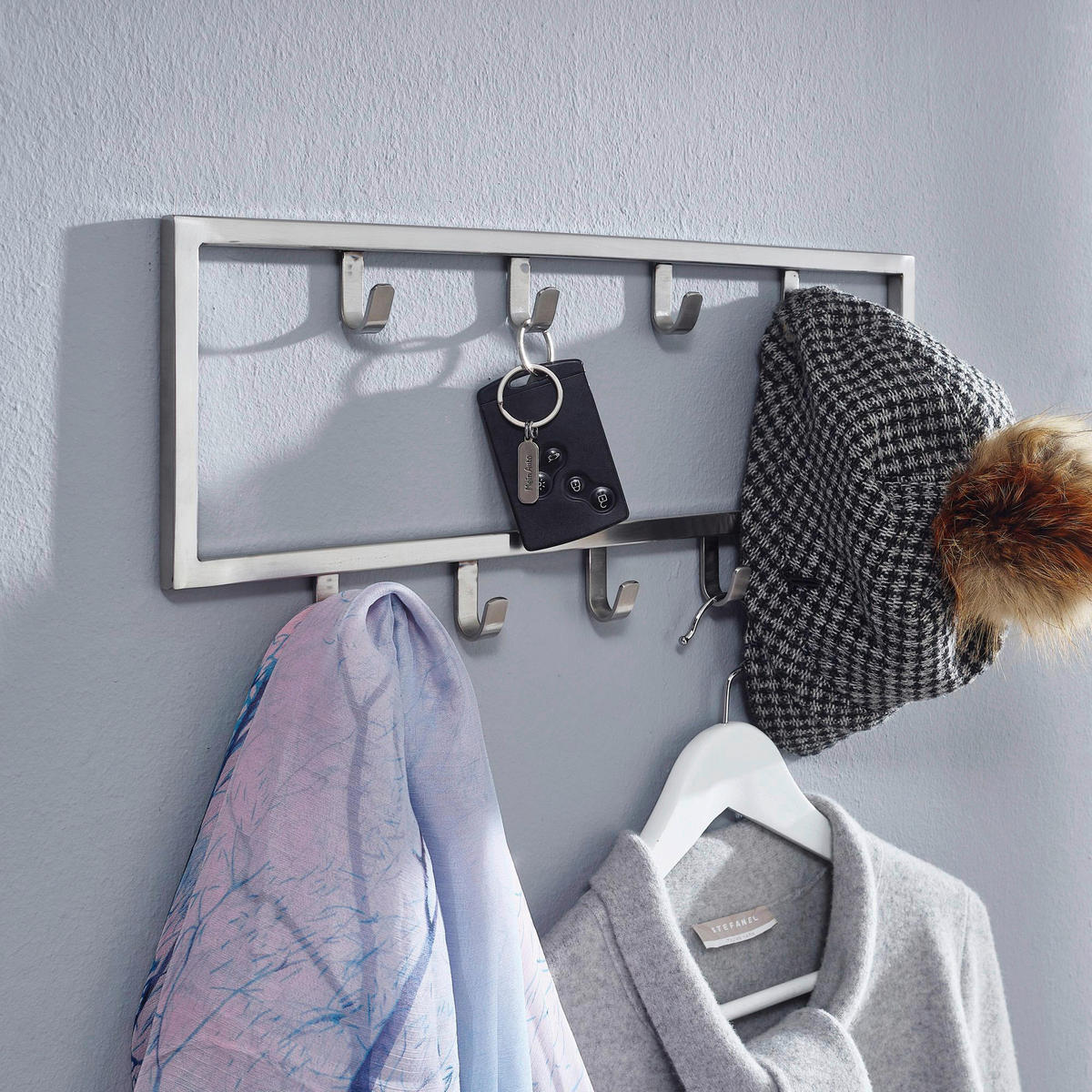 Garderobe B/H/T: ca. 50x20x4 cm Garderobe - (50,00/20,00/4,00cm) - Wohnling
