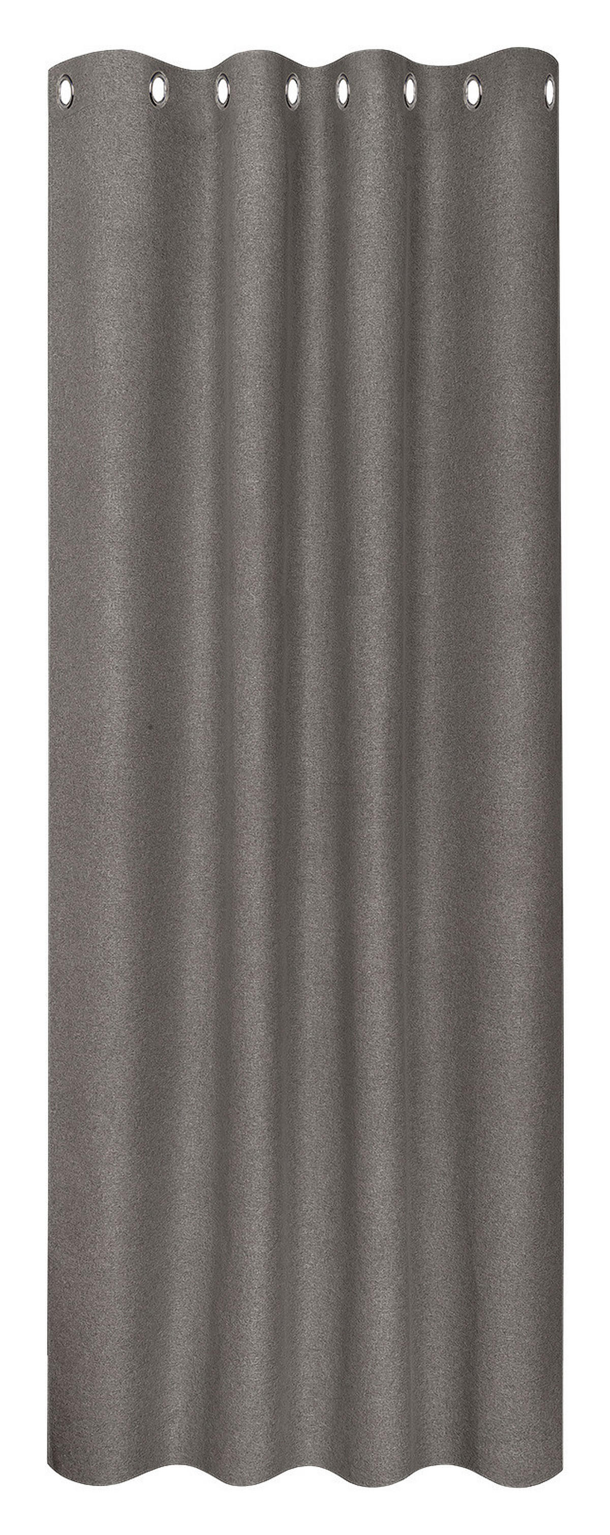 Happy Home Verdunklungsvorhang taupe B/L: ca. 140x245 cm Ösenvorhang_Verdunkelung_uni - taupe (140,00/245,00cm) - Happy Home