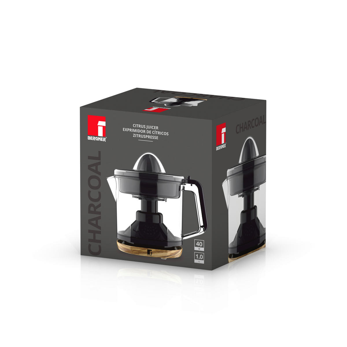 BERGNER Stabmixer schwarz Stahl Kunststoff B/H/L: ca. 18x40,5x20,5 cm COPPER - schwarz (20,50/18,00/40,50cm) - BERGNER