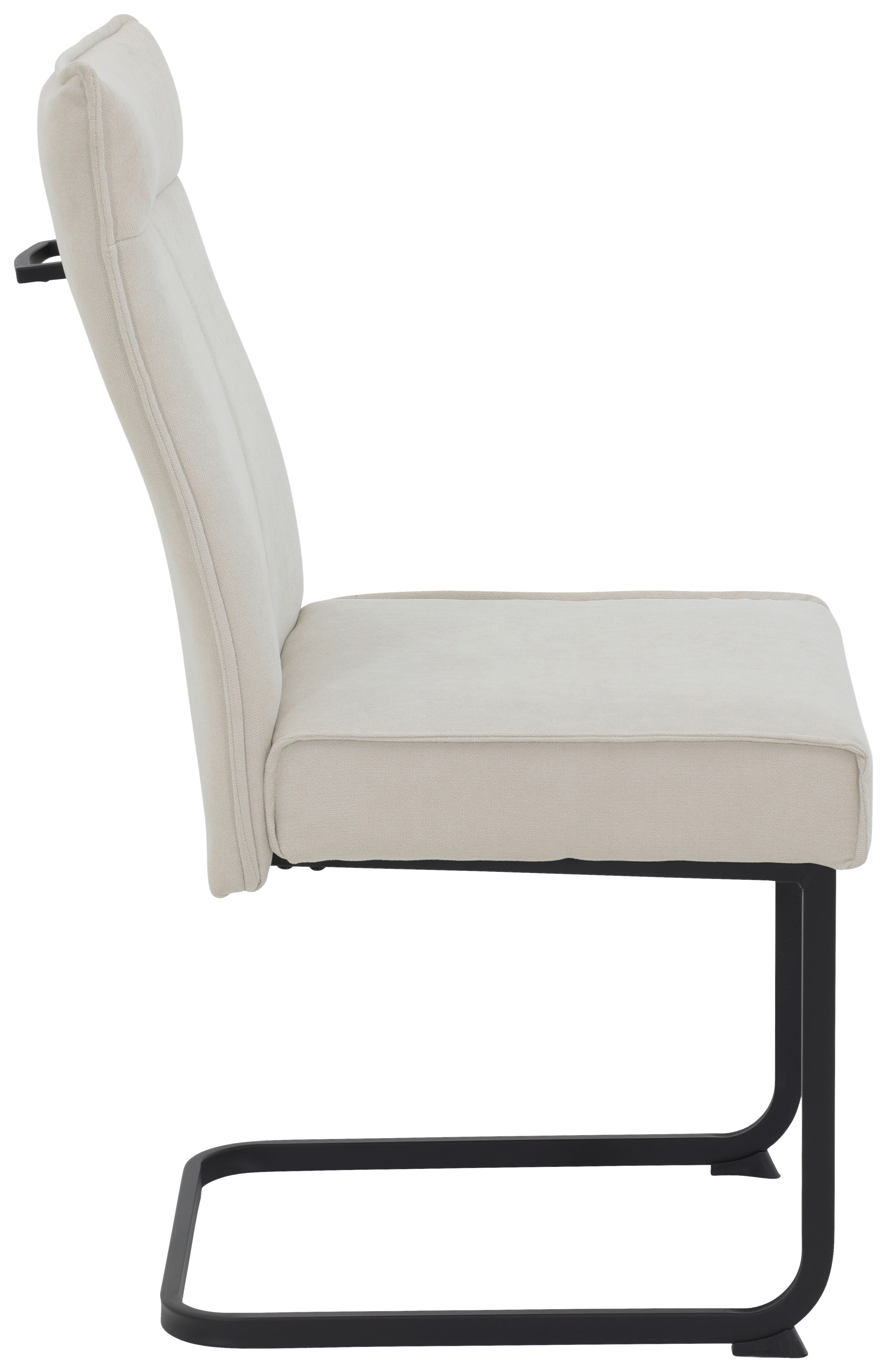 Schwingstuhl Nina beige Webstoff B/H/T: ca. 48x97x68 cm Nina - beige (48,00/97,00/68,00cm)