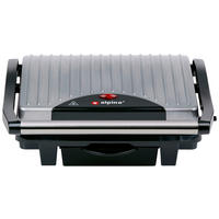 Kontaktgrill schwarz B/H/L: ca. 11,5x29,5x32,5 cm Kontaktgrill - schwarz/silber (32,50/11,50/29,50cm)