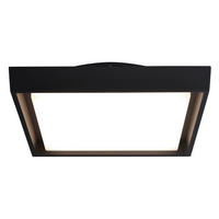 Näve Leuchten LED-Deckenleuchte anthrazit Kunststoff Metall B/H/T: ca. 34x5x34 cm MIO - anthrazit (34,00/5,00/34,00cm) - Näve Leuchten