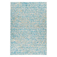 Arte Espina Flachflorteppich Finish 125 hellblau B/H/L: ca. 200x0,5x290 cm Finish 125 - hellblau/gold (290,00/200,00/0,50cm) - Arte Espina
