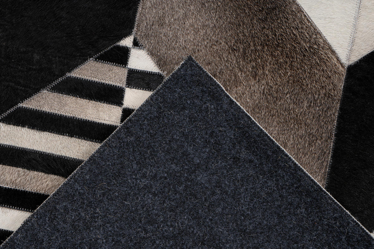 360Living Teppich Lavin schwarz B/L: ca. 120x170 cm Lavin - schwarz/multicolor (120,00/170,00cm) - 360Living