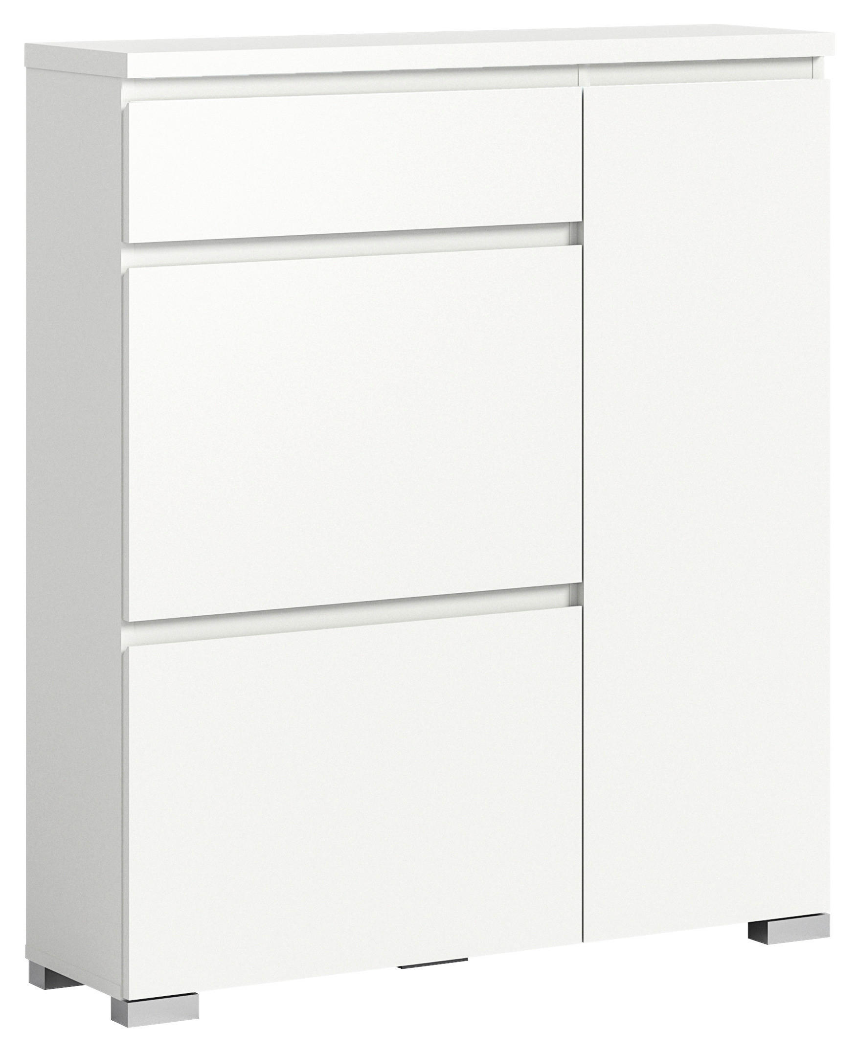 Schuhschrank Shoelove weiß B/H/T: ca. 95x109x27 cm Shoelove - weiß (95,00/109,00/27,00cm) - xonox.home