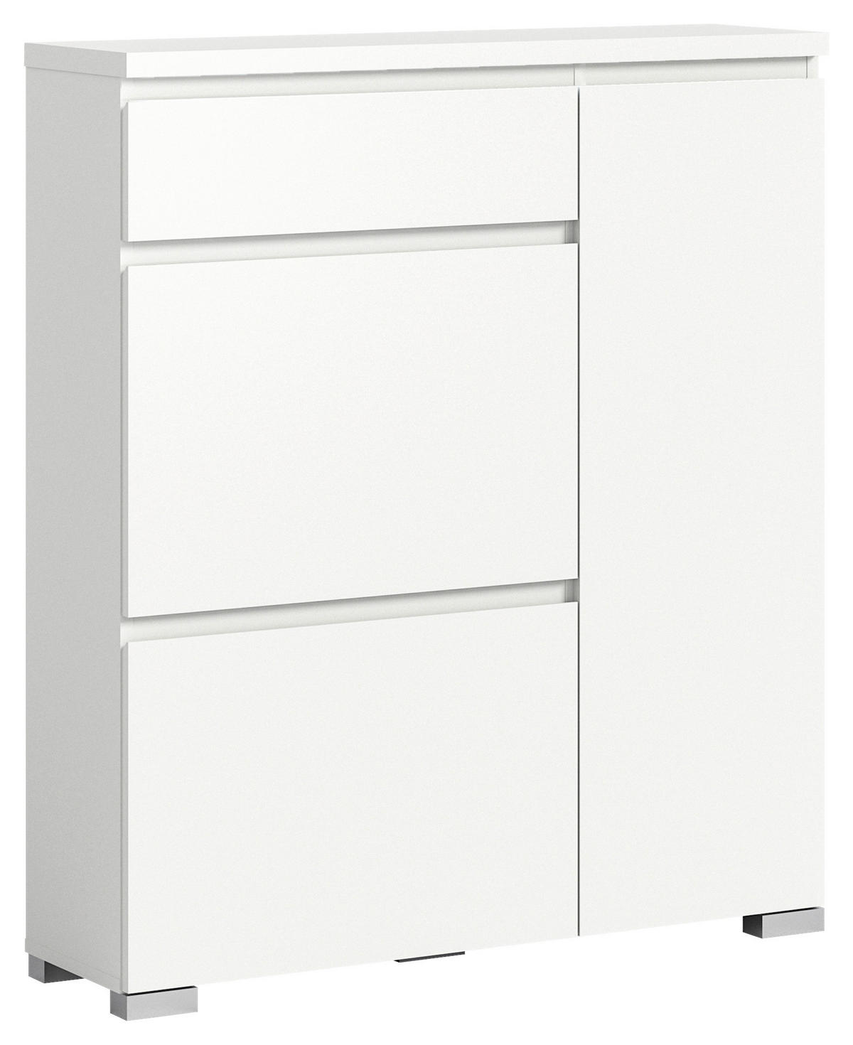 Schuhschrank Shoelove weiß B/H/T: ca. 95x109x27 cm Shoelove - weiß (95,00/109,00/27,00cm) - xonox.home