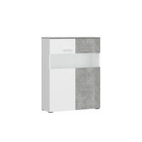 Vitrine Vulcan Plus Beton Optik B/H/T: ca. 85x113x35 cm Vulcan Plus - Beton (85,00/113,00/35,00cm)
