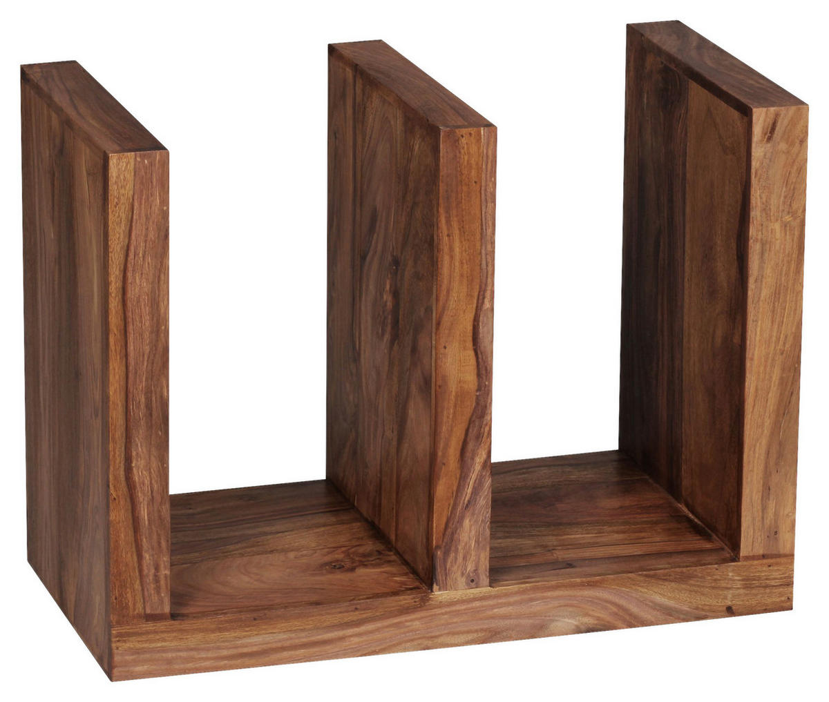 Beistelltisch natur Echtholz B/H/T: ca. 45x60x30 cm Beistelltisch Cube E - natur (45,00/60,00/30,00cm) - Wohnling