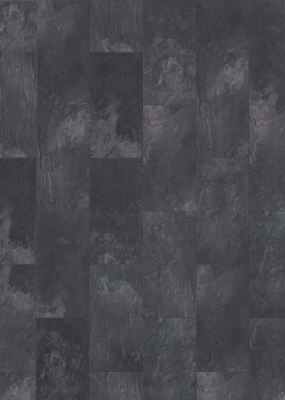 Visiogrande Laminatboden Ölschiefer ca. 2,367 m² im Paket  B/L: ca. 28x60,4 cm pro Paket Ölschiefer ca. 2,367 m² im Paket - Schiefergrau (28,00/60,40cm) - Visiogrande
