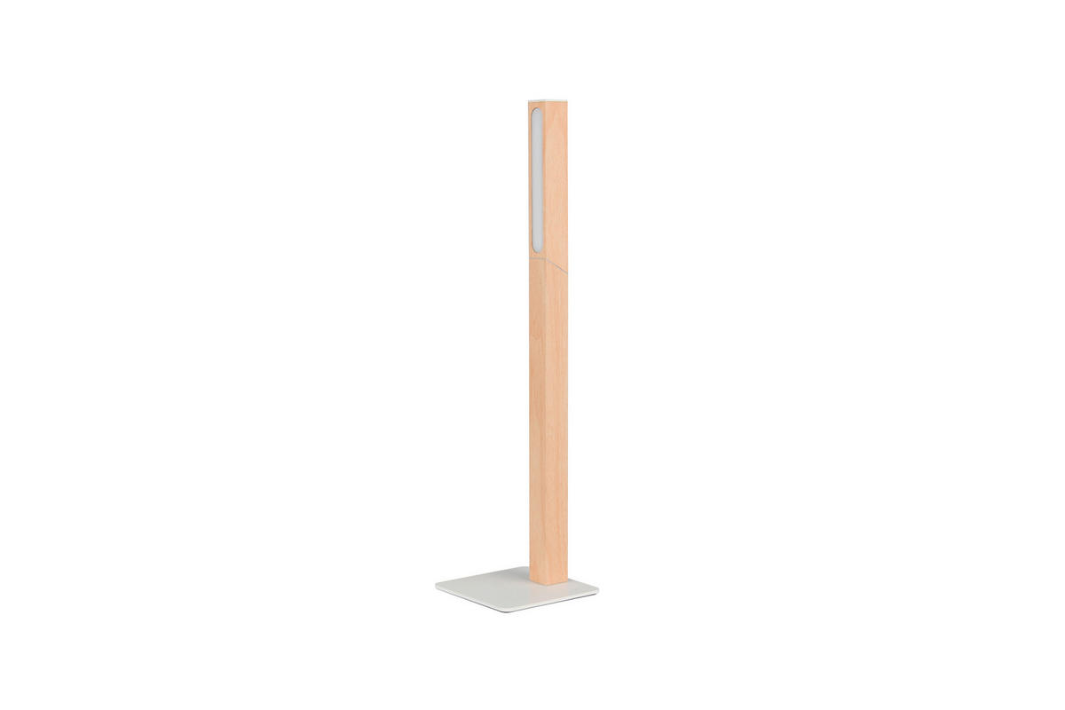 Reality LED Tischleuchte SKIP braun MDF B/H/T: ca. 11x37,5x14,5 cm 1 Brennstellen Skip - braun (11,00/37,50/14,50cm) - Reality