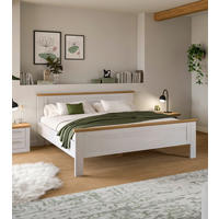 Bett VERONA Sibiu Lärche Nachbildung Eiche Artisan Nachbildung VERONA - Eiche (189,00/90,00/209,00cm) - xonox.home