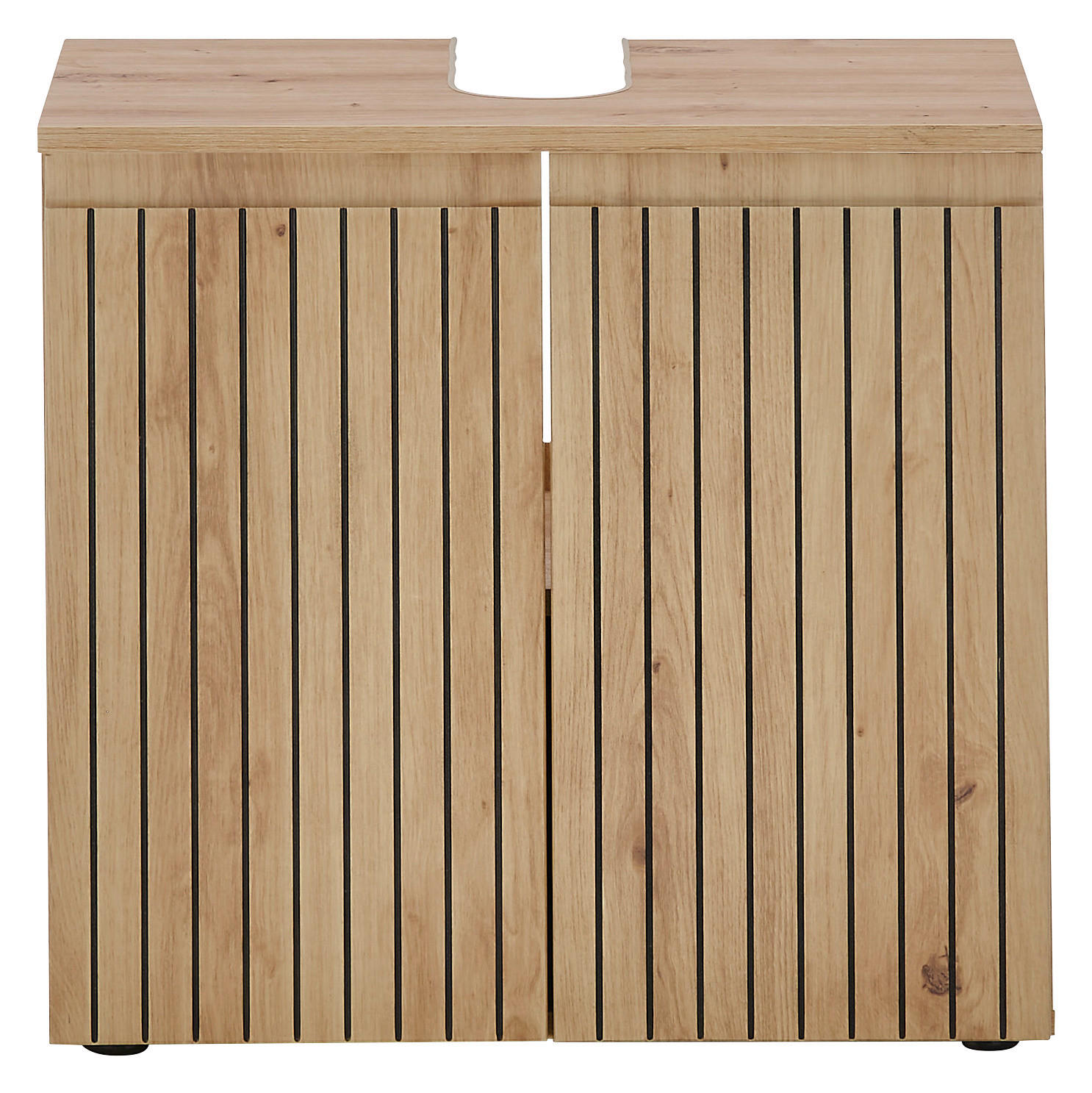 Waschbeckenunterschrank Austin Artisan Oak Nachbildung B/H/T: ca. 60x57x36 cm Austin - (60,00/57,00/36,00cm)